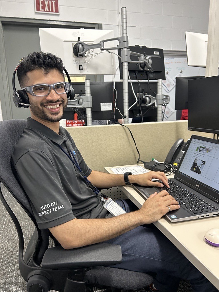 Noman Maheri on site at work